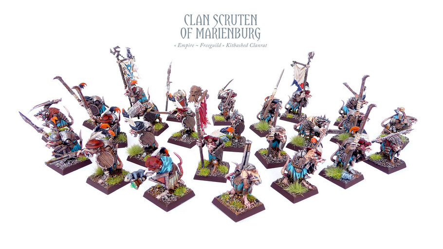 Peinture des Guerriers Skaven du clan Scruten de Marienburg - Et de 25 !