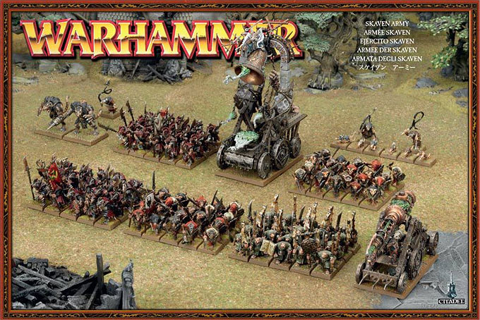 Boîte d'armée Skaven pour Warhammer Battle